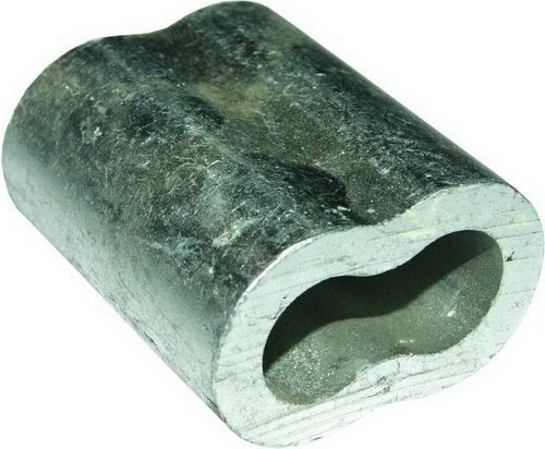 Зажим для стальных канатов М5, алюминиевый (упак/3.000шт)