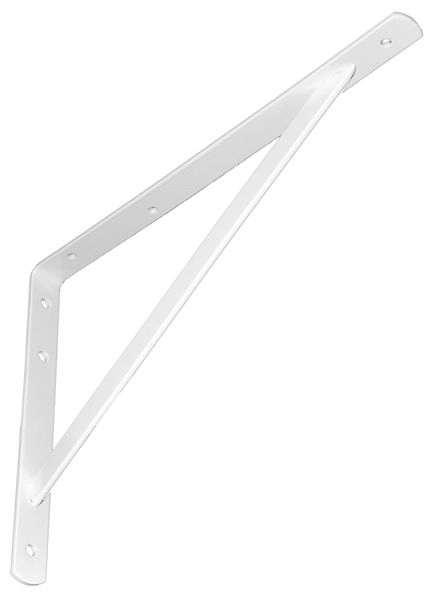 Кронштейн стальной усиленный, белый 330x500мм (шт)