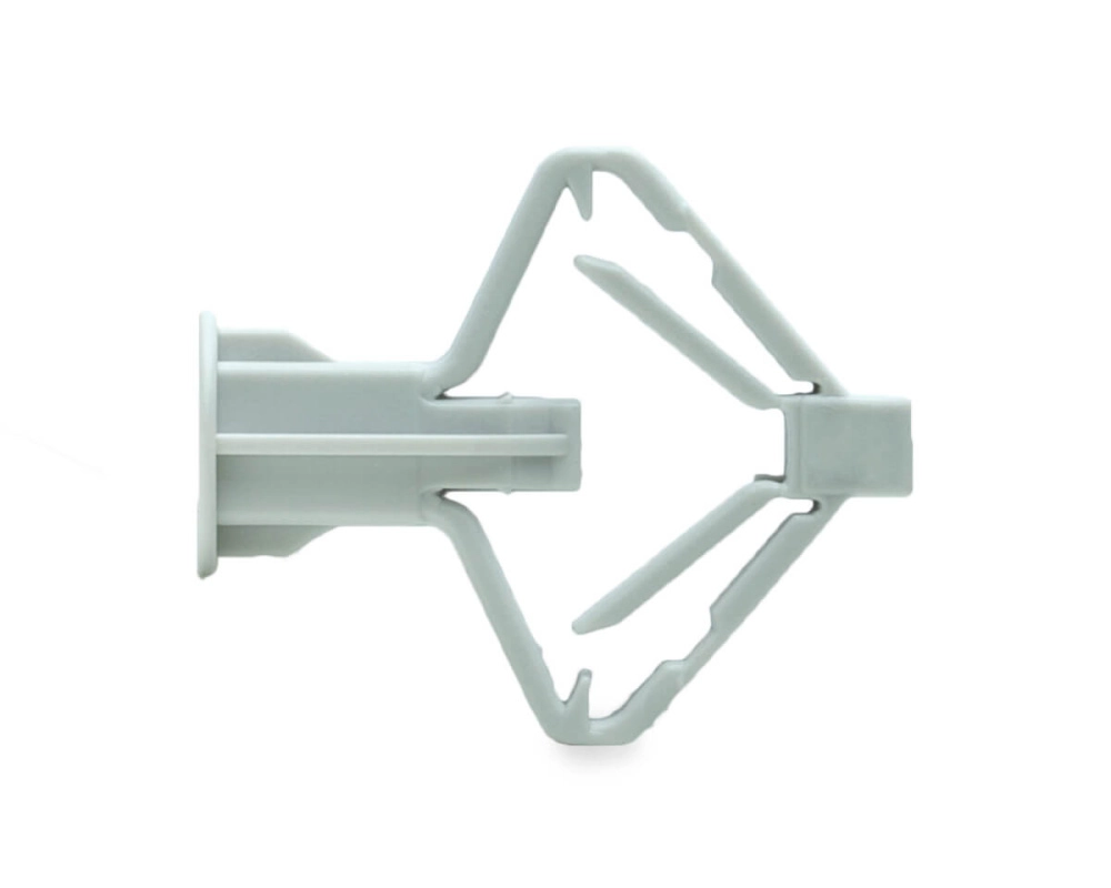 Пластмассовый дюбель для пустотелых конструкций KHD 10х50, с шурупом, НЕЙЛОН KEW (упак/100шт)