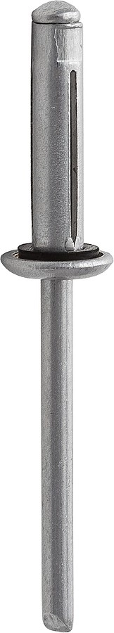 Заклёпка алюминиевая вытяжная с алюминиевым стержнем, трехсекционная 4,8х20,5 (упак/5.000шт)