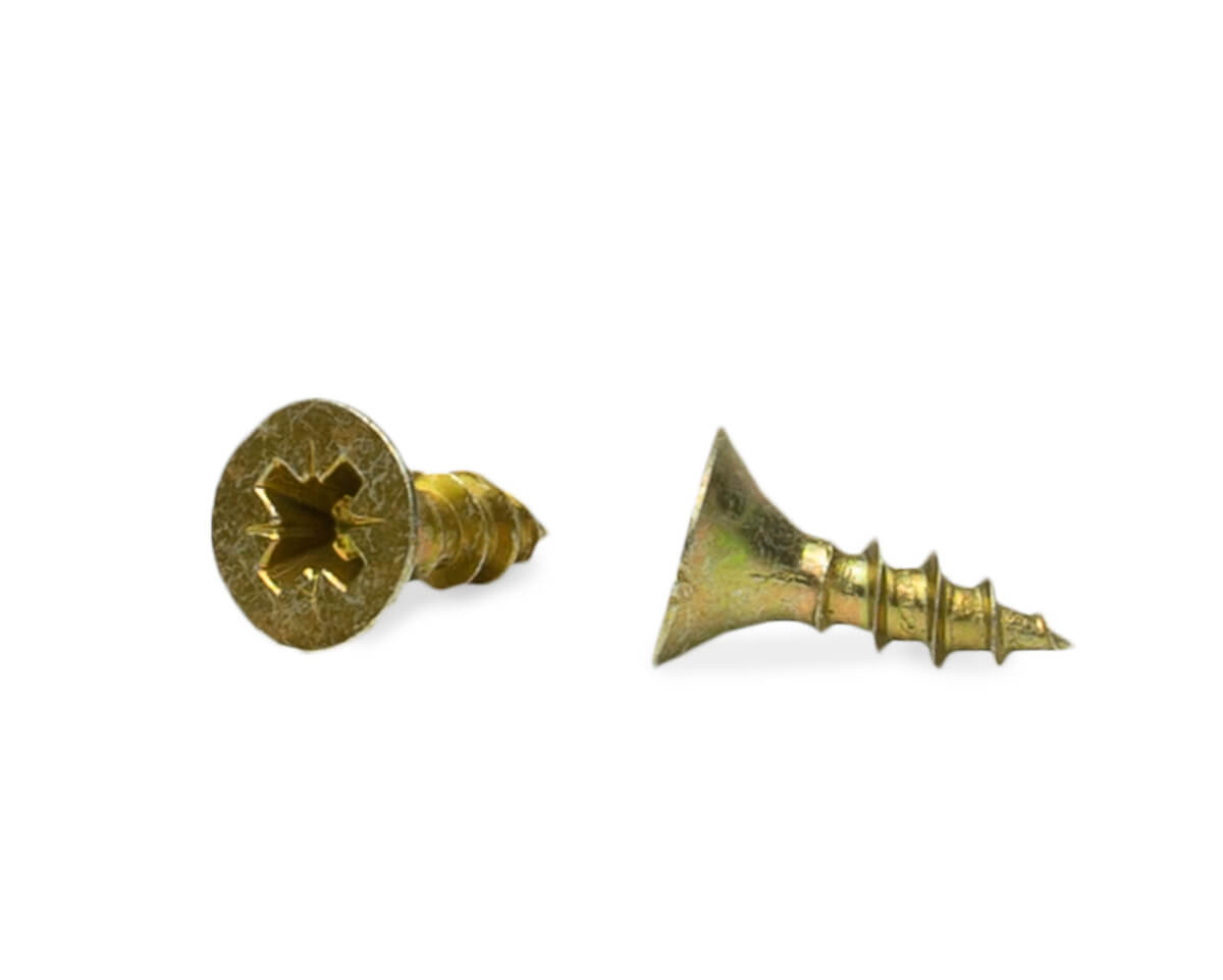 Саморез универсальный 4.0x12, желтый цинк, дой-пак S, МОНТАЖ (пакет/100шт)