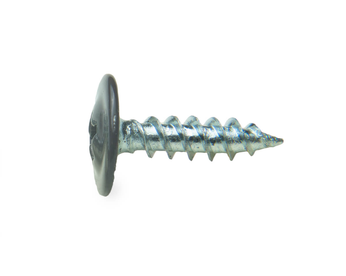 Саморез с п/ш SPO, острый 4.2х16 RAL8019 (упак/500шт)