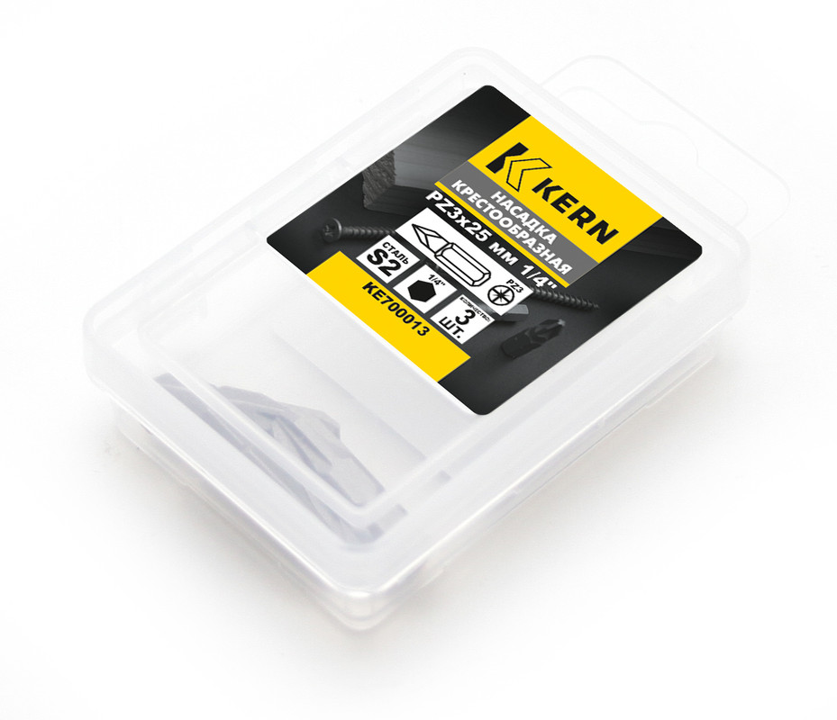 Насадка крестообразная PZ3х25мм 1/4