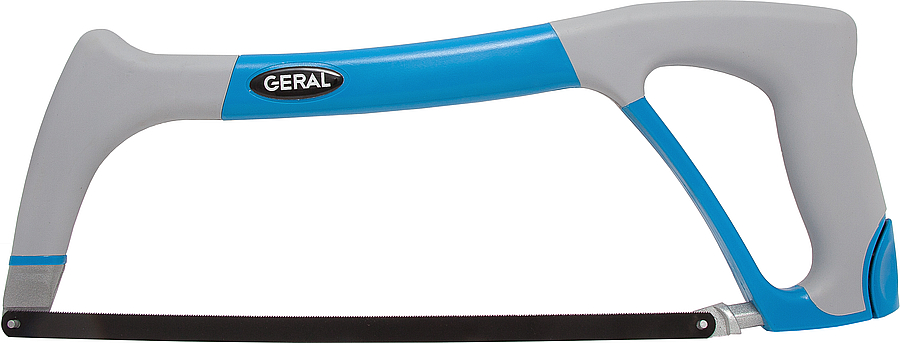 Ножовка по металлу 300мм, ударопрочный корпус, обрезинен. рукоятка GERAL (шт)