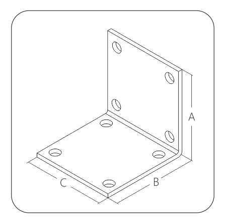 Широкий уголок 30x30x30/1,5 KSO1, желтый цинк (шт)
