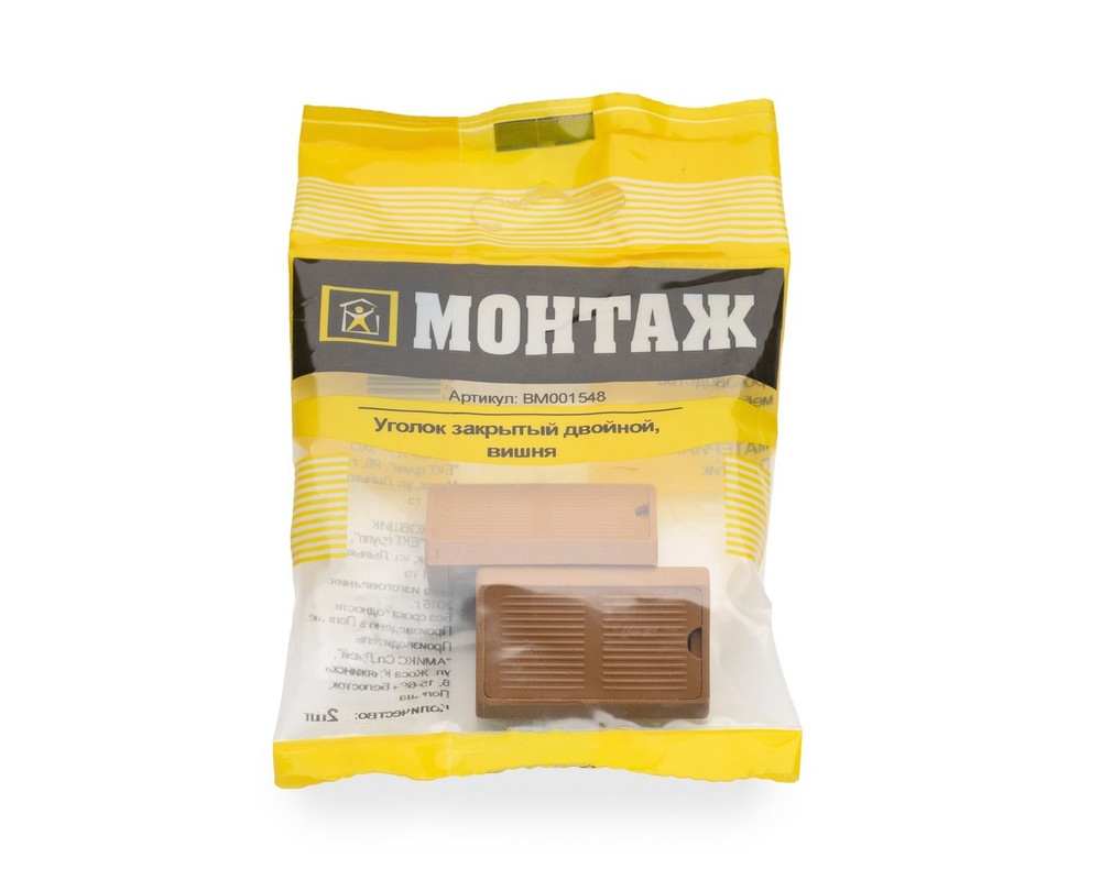 Уголок закрытый двойной, вишня (пакет/2шт)
