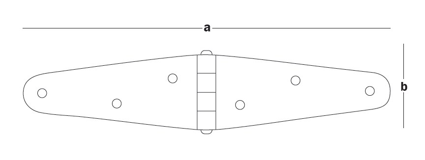 Петля треугольная 150x35x2 PT-150 (упак/200шт)