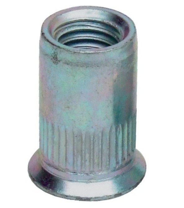 Заклепка резьб. М4х11.6/1530, ст.,оцинк.,потайн.борт,насечка на теле и борт. (упак/1.500шт)