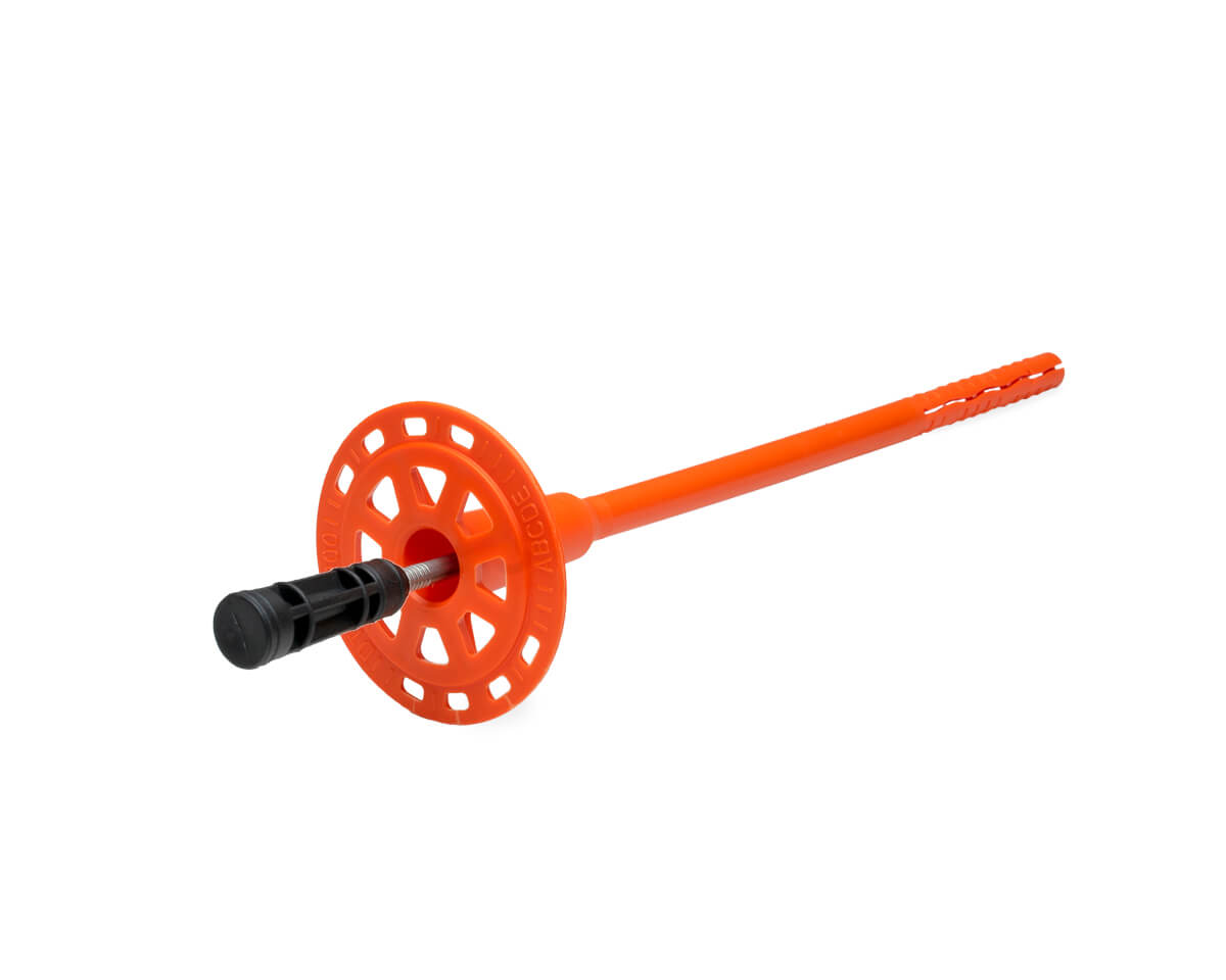 Дюбель тарельчатый 8х200 со стальным гвоздем с высокоэфф. термоголовкой DT-8T-200 (упак/200шт)