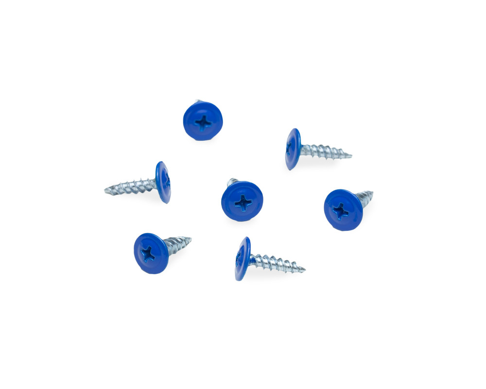 Саморез с п/ш SPO, острый 4.2х16 RAL5005 (упак/500шт)