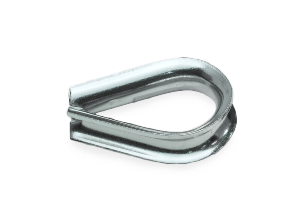 Коуш для канатов М4, DIN6899, НЕРЖ. СТАЛЬ А4 (с этик./1шт)