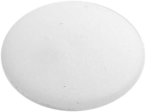 Заглушка декоративная под мебельный винт-стяжку, белая (упак/1.000шт)