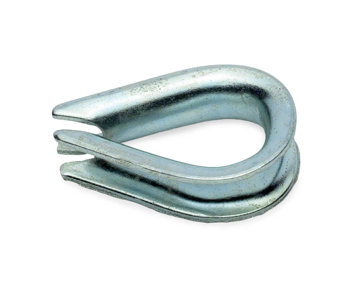 Коуш для канатов М8, DIN6899 (упак/2шт)