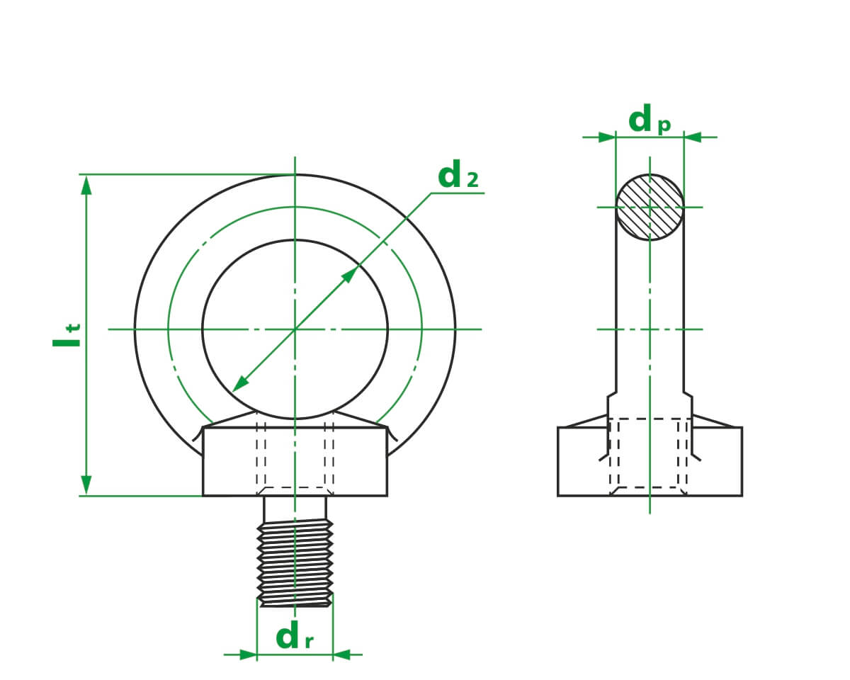 Рым-болт М14, DIN580 (шт)