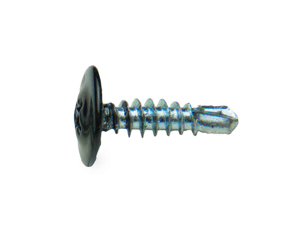 Саморез с п/ш, сверло 4.2х16 RAL9005 (упак/100шт)