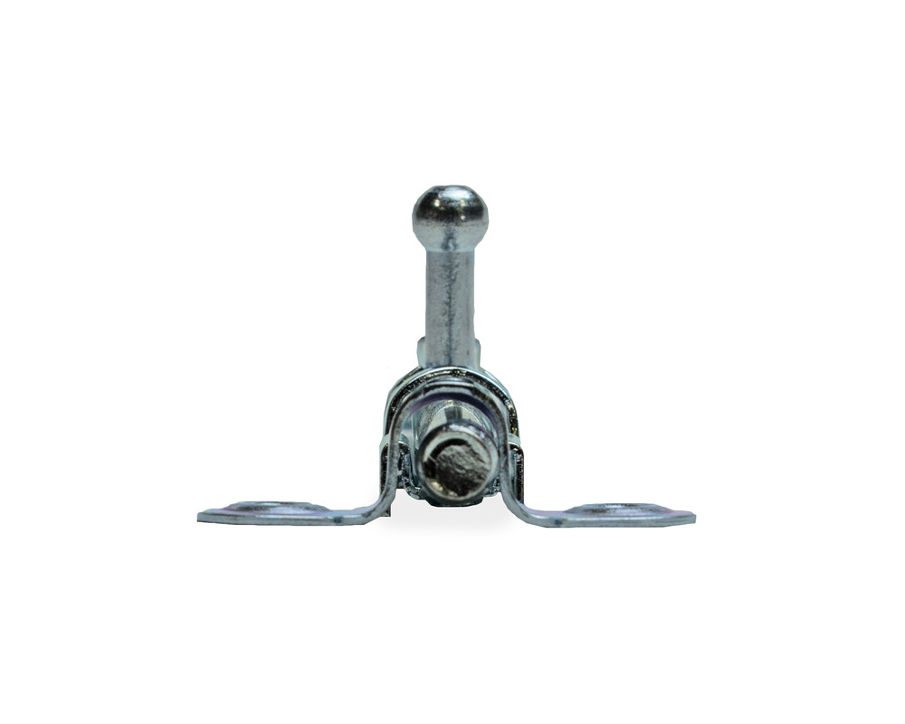 Задвижка накладная ЗТ с цельным движком, цинк (упак/150шт)