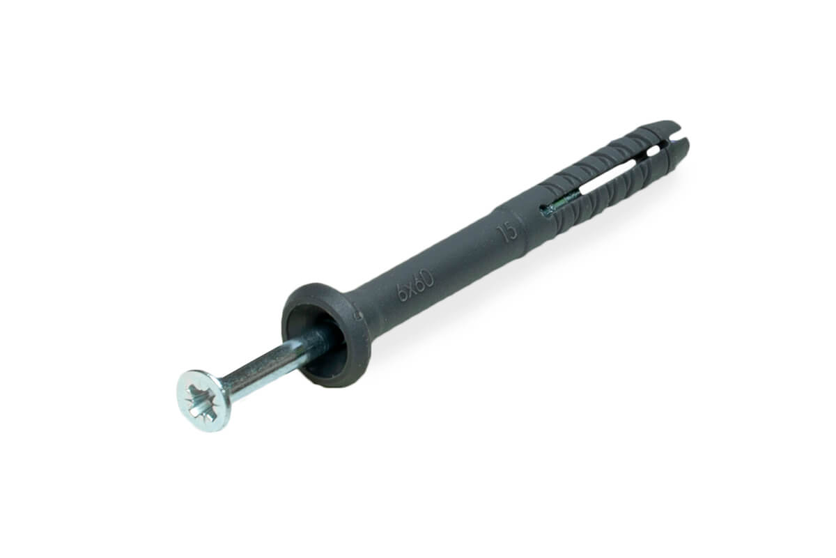 Дюбель-гвоздь GL, 6x60 гриб, п/п, ЕКТ (упак/1.600шт)