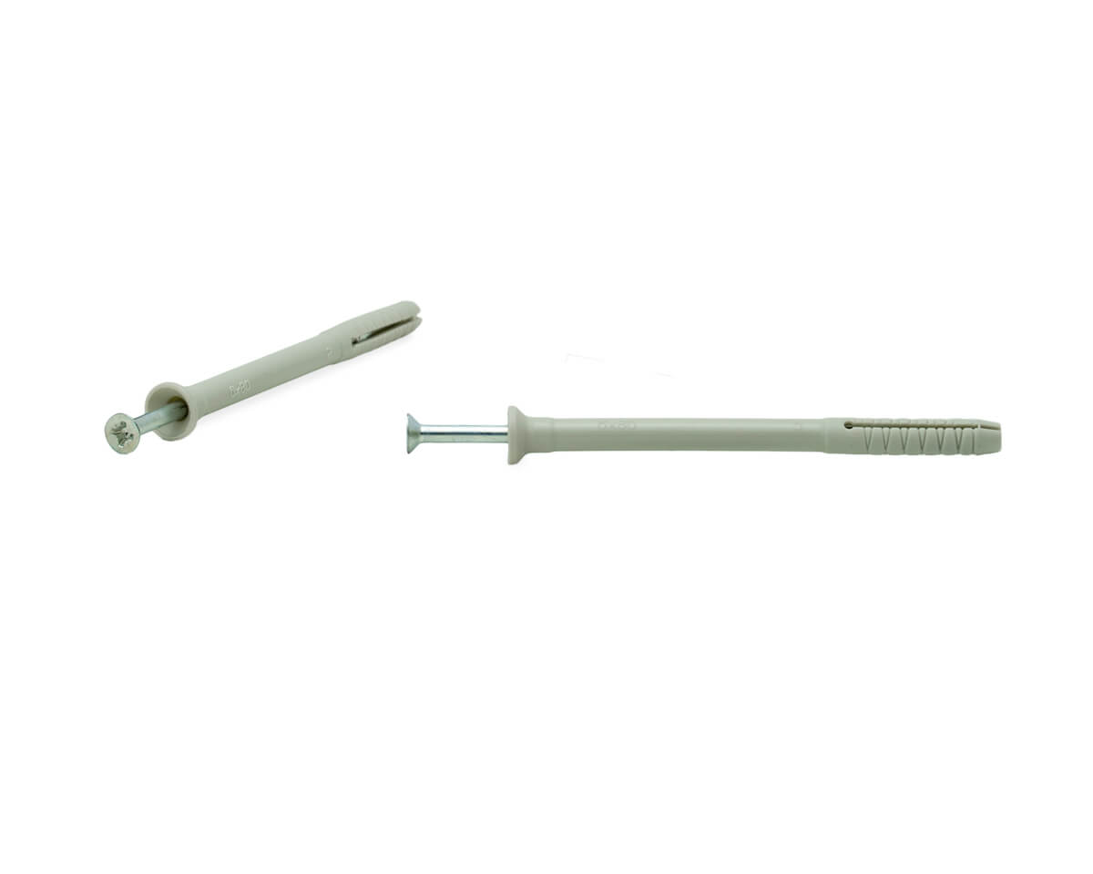 Дюбель-гвоздь GL, 6x80 потай, нейлон, ЕКТ (кор. с окном/100шт)