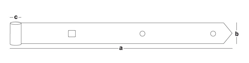 Петля ленточная 500x45x6/18 PL-500/16 (шт)