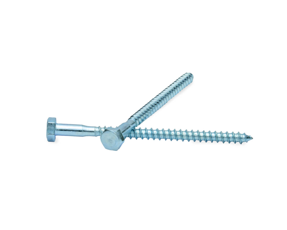 Саморез с 6-гранной головкой, 6.0x90 острый, цинк, ЕКТ (упак/8шт)