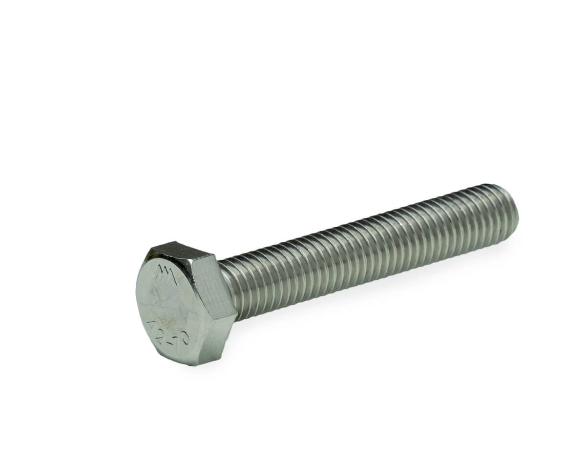 Болт с шестигранной головкой M12х70, DIN933, НЕРЖ. СТАЛЬ (упак/50шт)