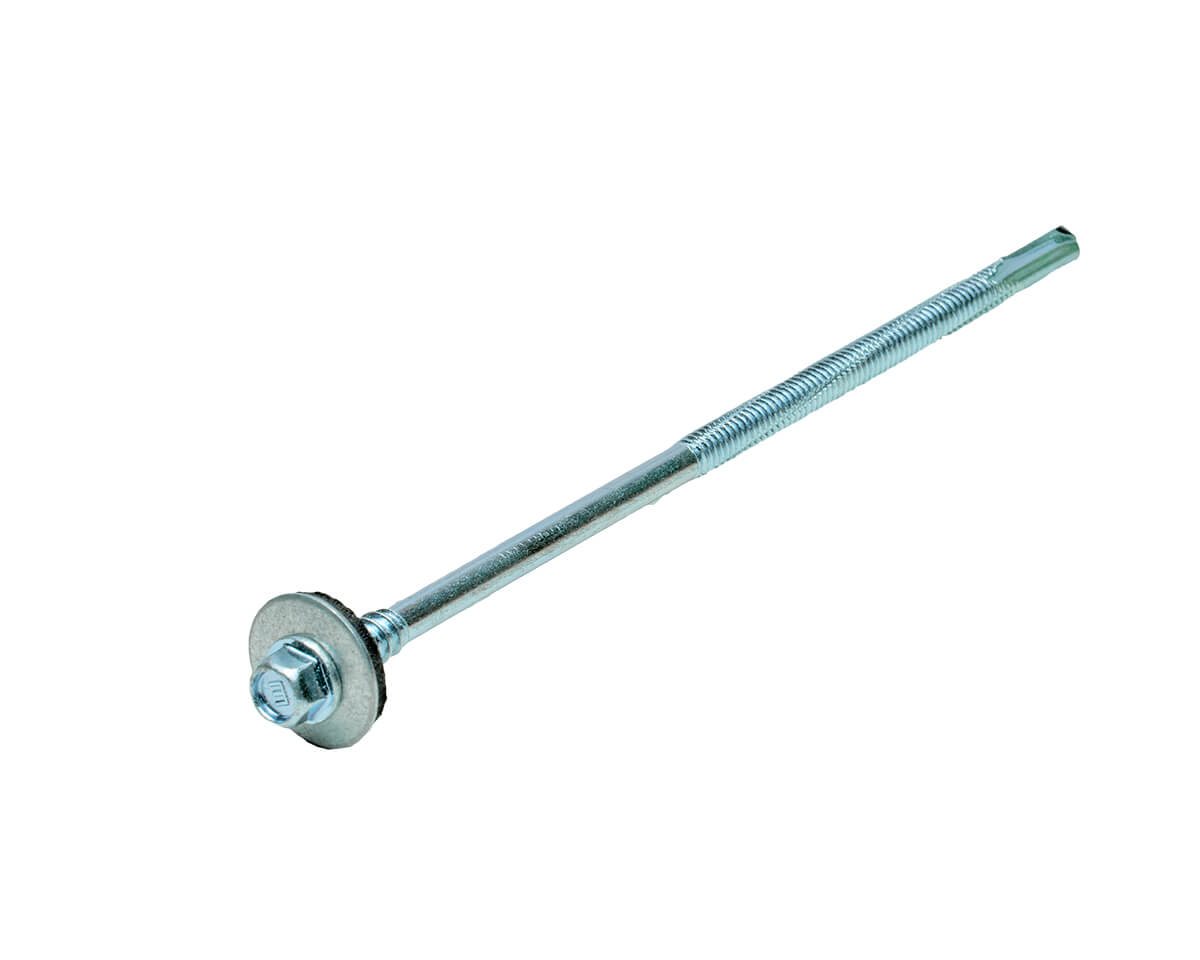 Саморез для сэндвич-панелей SPD, 6.3/5.5х180, сверло PT5, прокладка EPDM (упак/500шт)