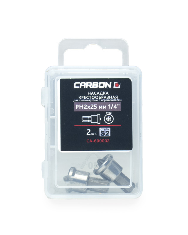 Насадка крестообразная PH2x25мм 1/4