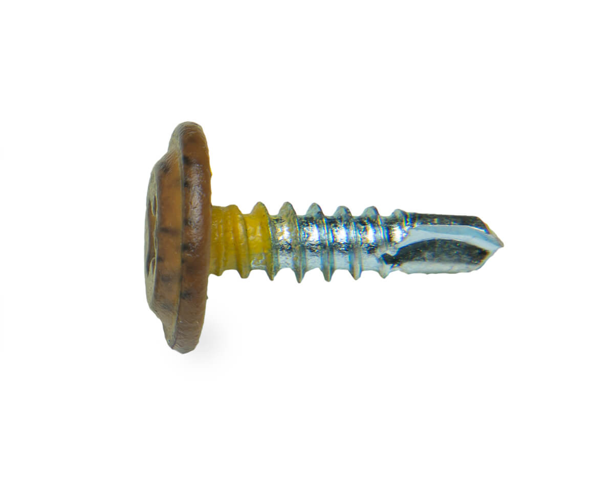 Саморез с п/ш SPS, сверло 4.2х16 Printech (Темный дуб) (упак/500шт)