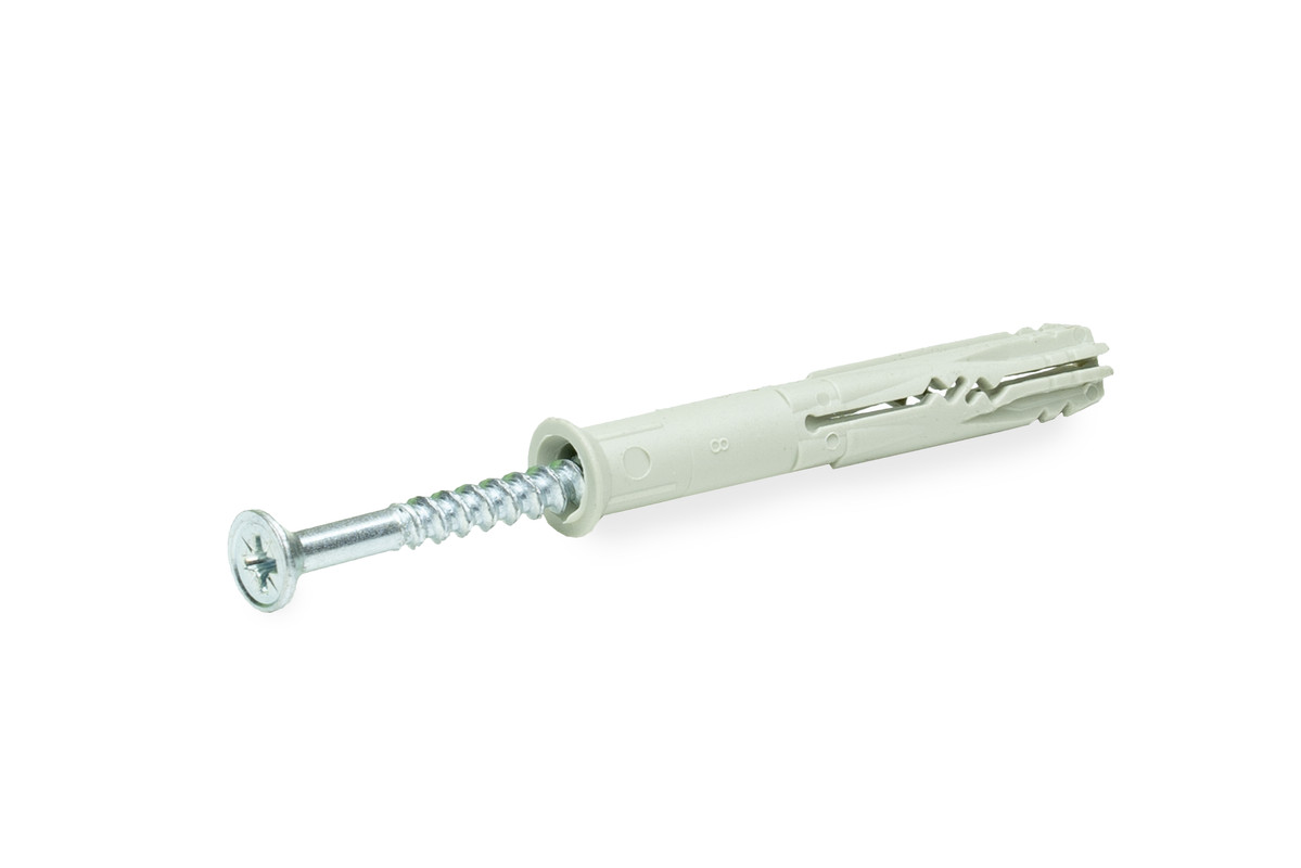 Дюбель-гвоздь GL, 8x60 потай, п/п, ЕКТ (упак/100шт)