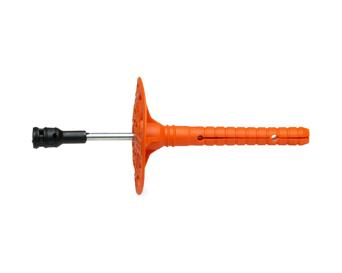 Дюбель тарельчатый 10х90 со стальным гвоздем с термоголовкой DTI-10 (упак/450шт)