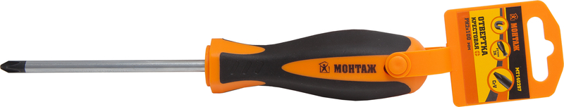 Отвертка PH3х150мм, ручка 2К, CrV МОНТАЖ (шт)