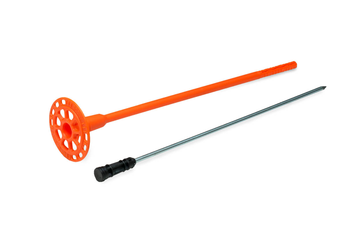 Дюбель тарельчатый 8х300 со стальным гвоздем с высокоэфф. термоголовкой DT-8T-300 (упак/150шт)