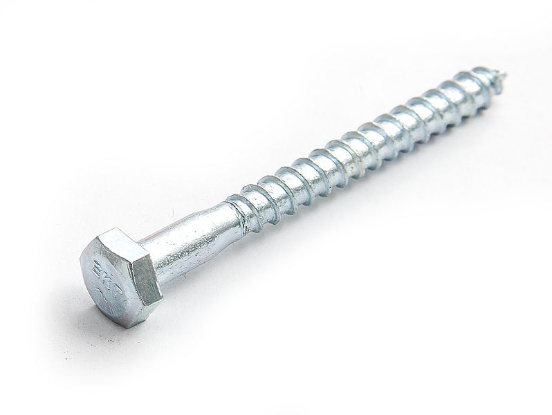 Саморез с 6-гранной головкой SSD, 8х70 острый, цинк (упак/1000шт)