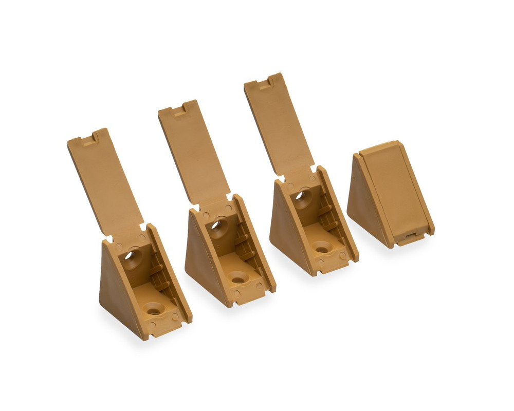 Уголок одиночный, бук (пакет/4шт)