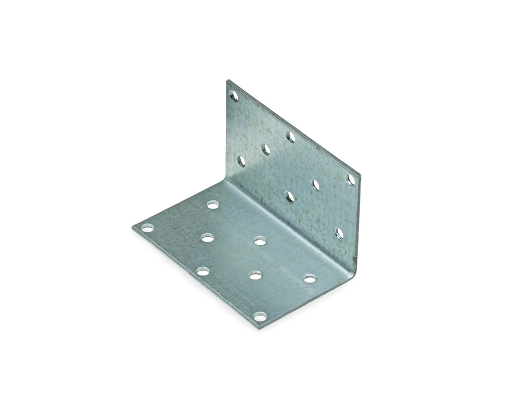 Уголок крепежный равносторонний 50x50x80x2,0 мм KUR-50-80 (упак/25шт)