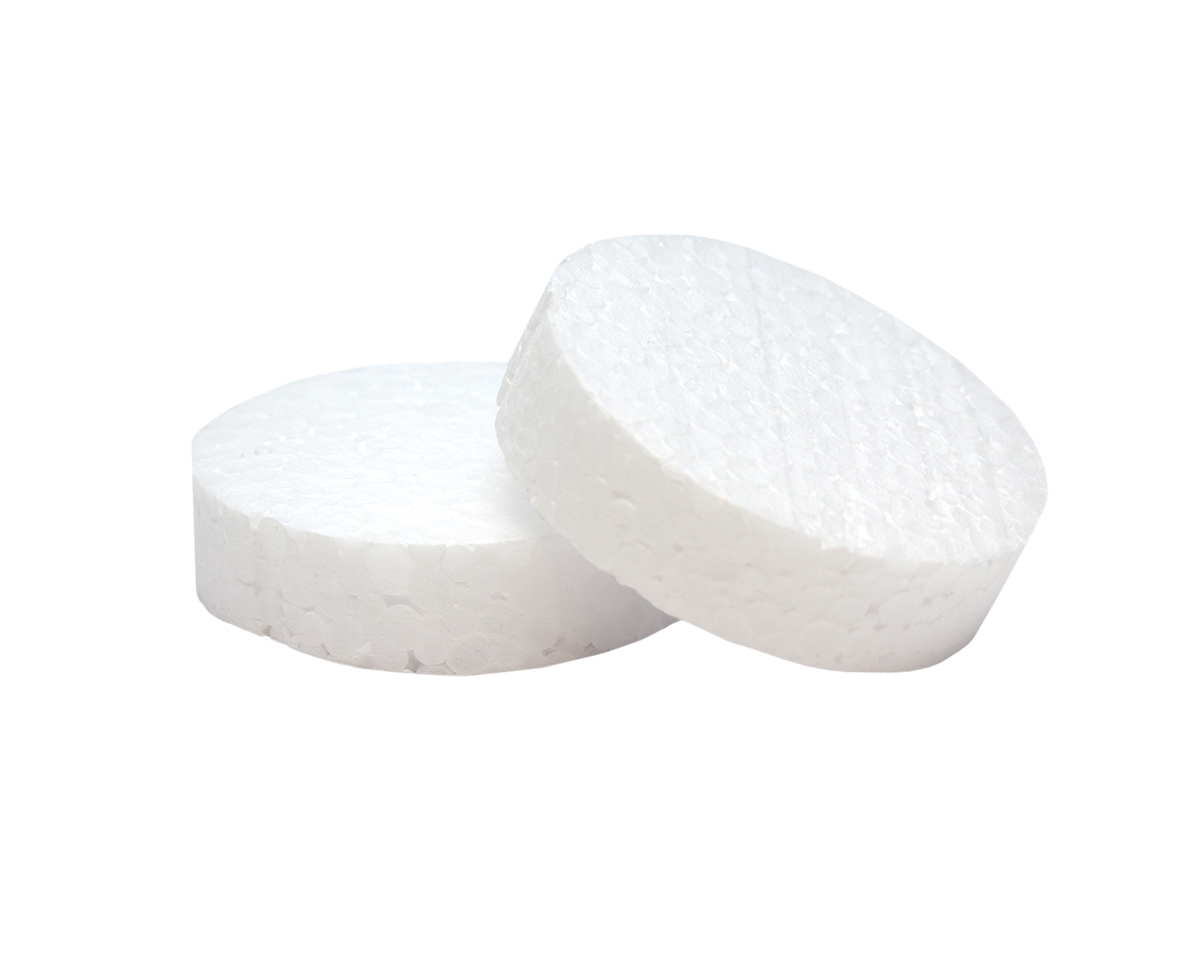 Заглушка из пенопласта 67мм, белая (упак/80шт) ЕКТ