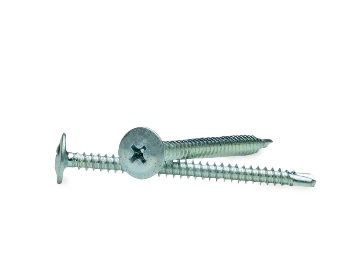 Саморез с прессшайбой 4.2x51, сверло, цинк, дой-пак S, МОНТАЖ (пакет/20шт)