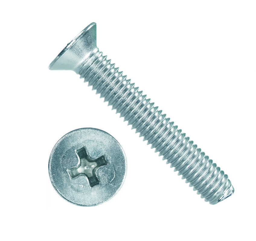 Винт 4х40 потай, цинк, DIN 965 (пакет/25шт)
