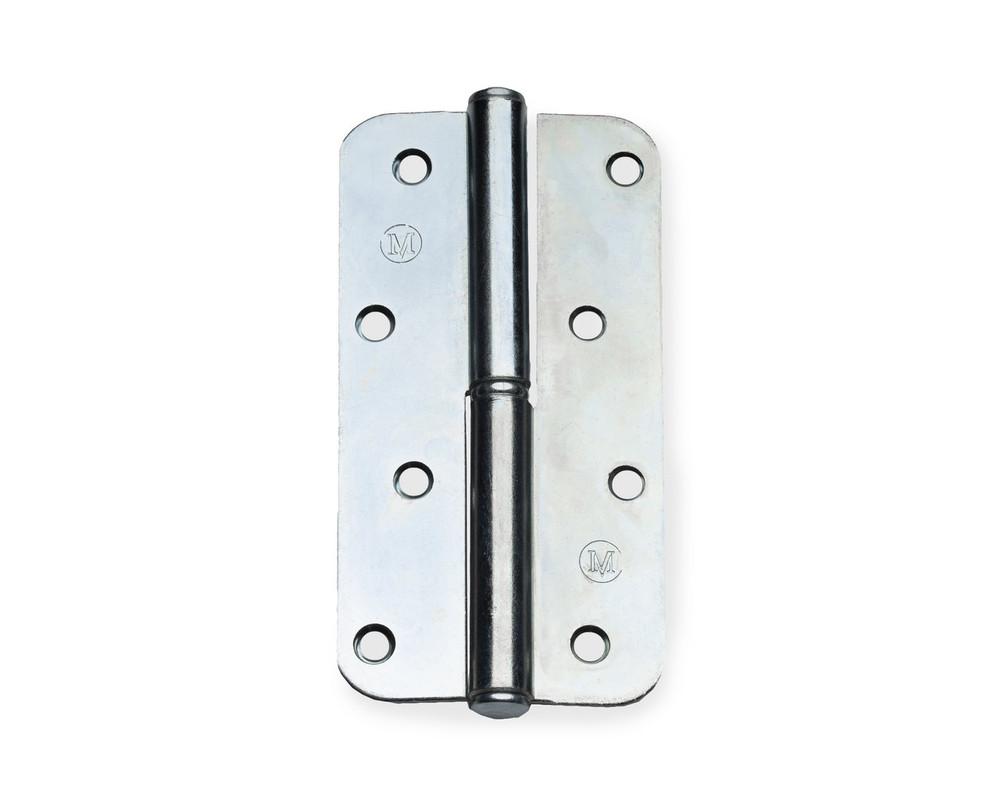 Петля накладная 130мм левая, цинк (пакет/1шт)