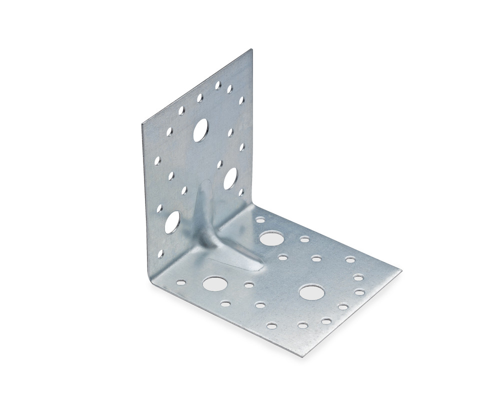 Крепежный уголок оцинкованный усиленный 105x105x90x1,5 мм KUU-105x1,5 (упак/4шт)