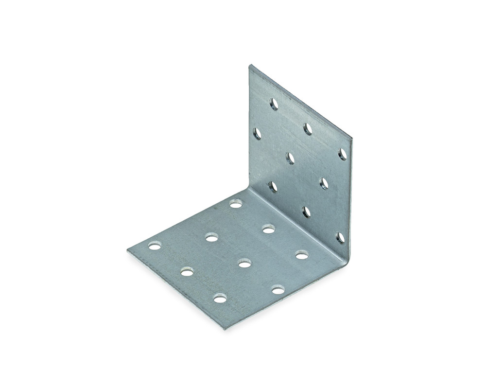 Уголок крепежный равносторонний 60x60x60x2,0 мм KUR-60-60 (упак/25шт)