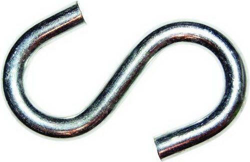 Крючок S-образный М3, цинк (упак/100шт)