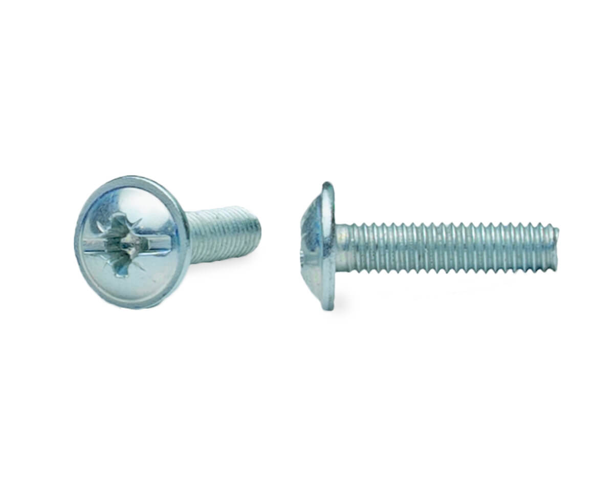 Винт мебельный 4х16, полусфер. головка, шлиц KOMBI, цинк (упак/30шт)