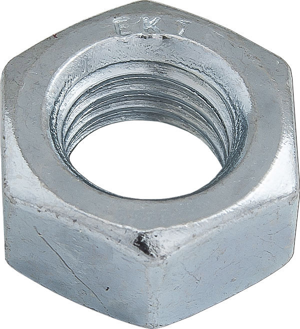 Гайка М10, DIN934, прочн. 6, цинк МОНТАЖ (упак/150шт)