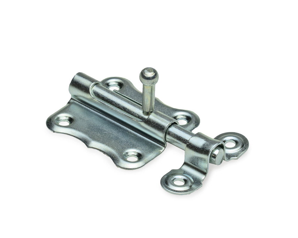 Задвижка накладная ЗТ2, цинк (упак/100шт)