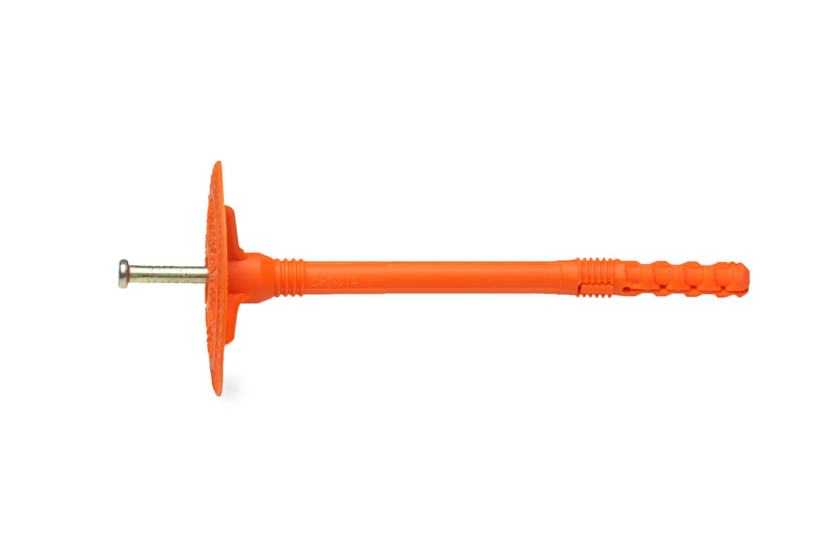 Держатель теплоизоляции 10x140 со стальным гвоздем БЕЗ ЗАГЛУШКИ (упак/300шт)