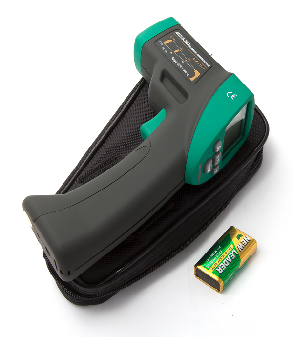 Термометр инфракрасный бесконтактный -20 - +320 ˚C, 12:1, MS6530B MASTECH (шт)