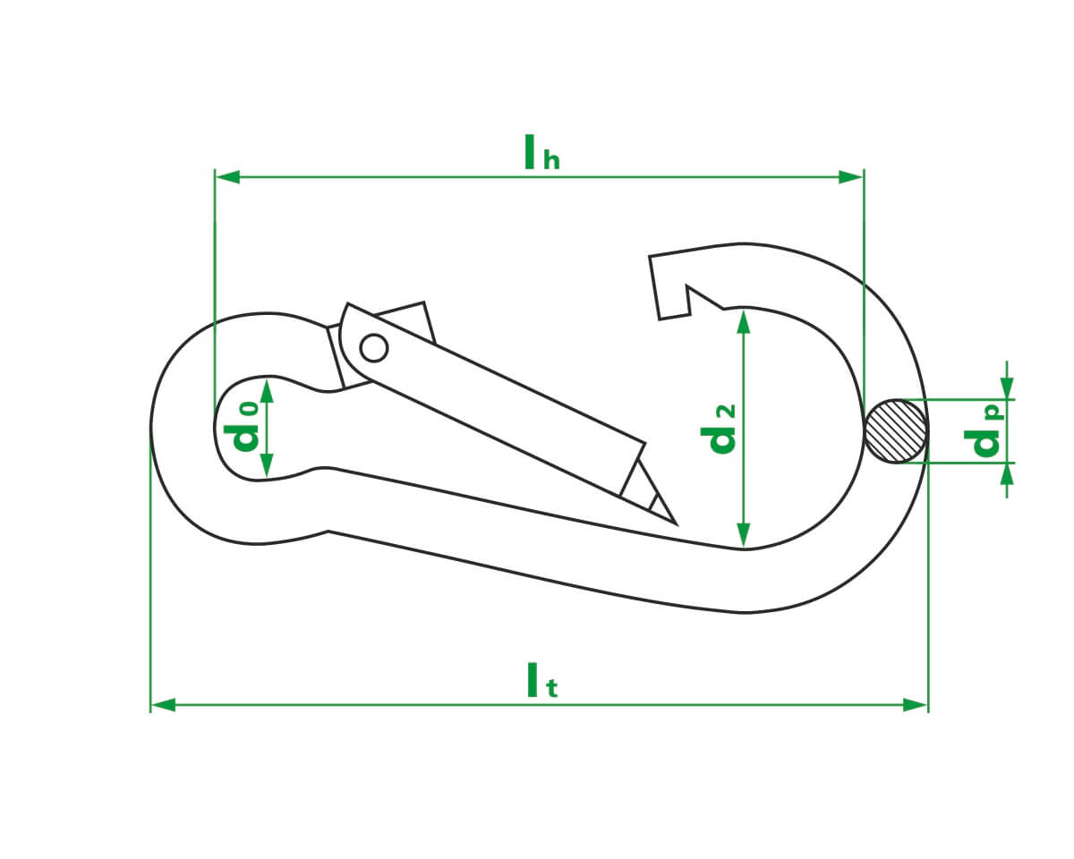 Карабин М12, DIN5299C, ЕКТ (с этик./1шт)