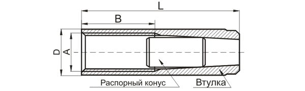 Забиваемый анкер 8х10х30 (упак/100шт)