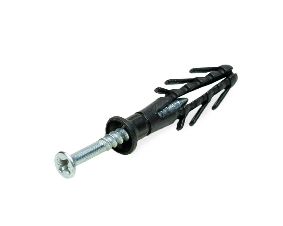 Дюбель-гвоздь, потай. 6х40 US, в пакете, МОНТАЖ (упак/100шт)